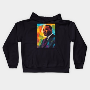 Inspire Unity: Festive Martin Luther King Day Art, Equality Designs, and Freedom Tributes! Kids Hoodie